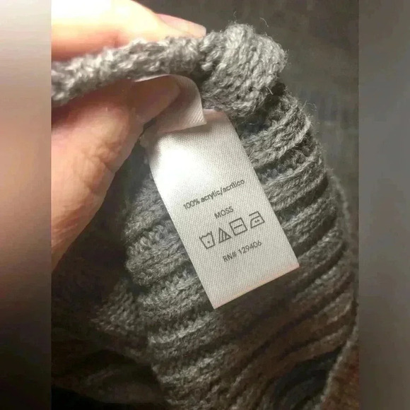 Grey Sweater Dress open back size small - Picture 14 of 16